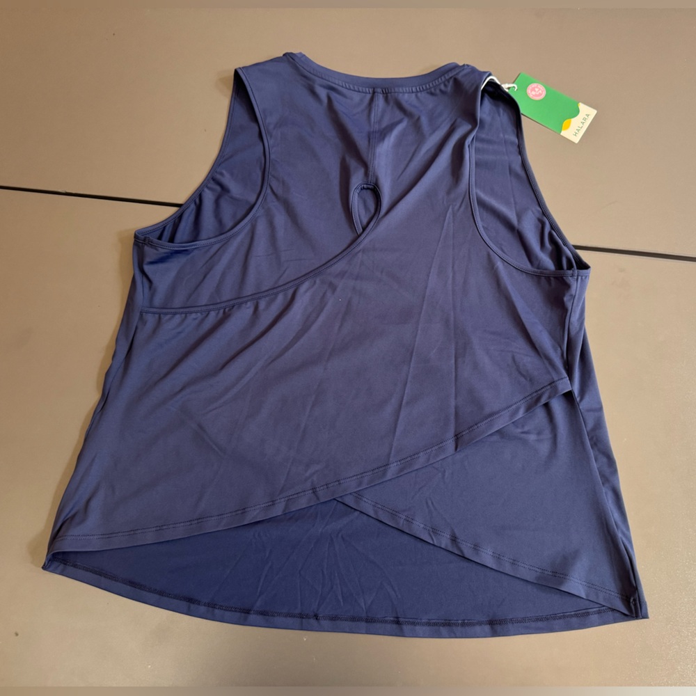 NWT HALARA Navy Sleeveless Tank Top XL